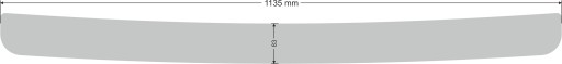 LISTWA NA ZDERZAK RENAULT MASTER II 1998-2010