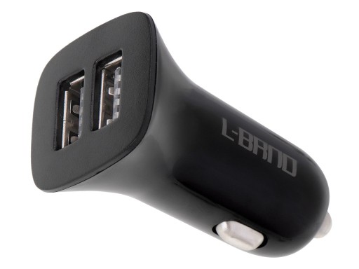 L-BRNO Автомобильное зарядное устройство Dual USB + Lightning