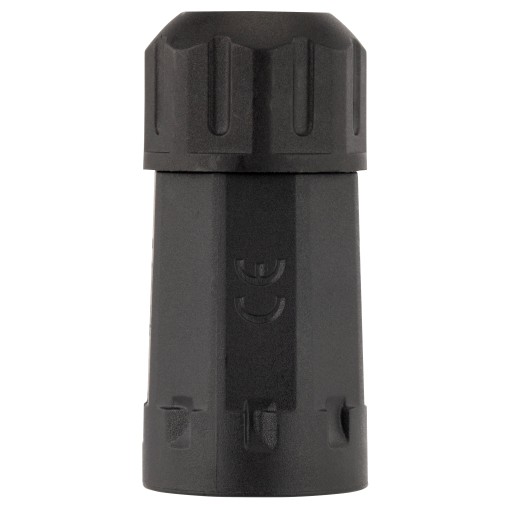 Муфта с сальниками 3х2,5мм2 IP68 PA66 250В прямая черная NEKU