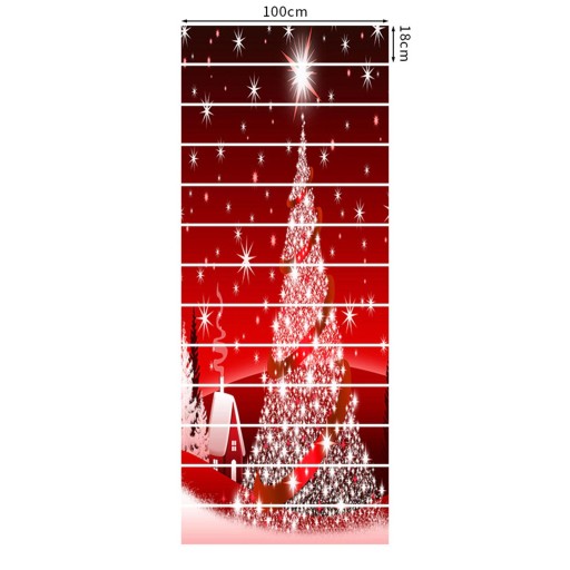 Naklejki 3D na schody świąteczne Wodoodporne fototapety na schody kuchenne