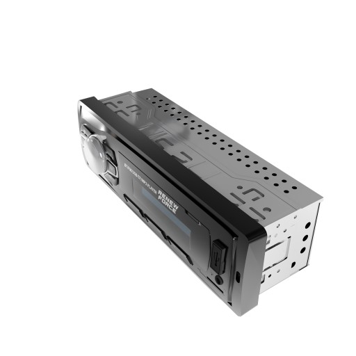 Автомобильный радиоприемник Bluetooth 1-DIN USB AUX SD Микрофон Пульт дистанционного управления Комплект батарей