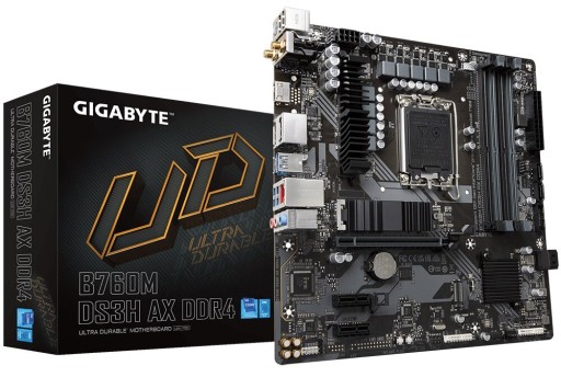 Материнская плата B760M DS3H AX DDR4 s1700 4DDR4
