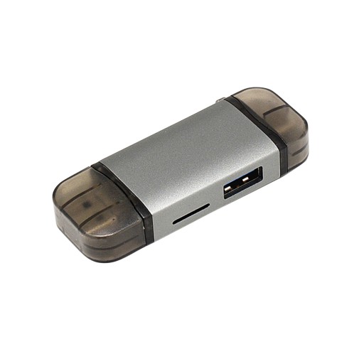 Многофункциональное считывающее устройство 6 в 1 Type-c SD TF USB OTG