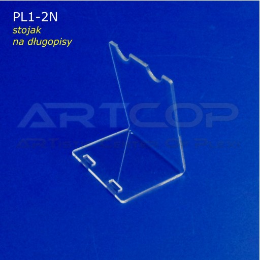 Подставка для ручек PL1-2N - вертикальная Изготовлена ​​из PLEXI