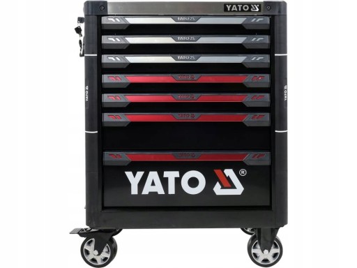 СЕРВИСНЫЙ ШКАФ YATO С 7 ЯЩИКАМИ ТЕЛЕЖКА ДЛЯ ИНСТРУМЕНТОВ С ЗАМКОМ ОТКРЫТИЯ YT-09032