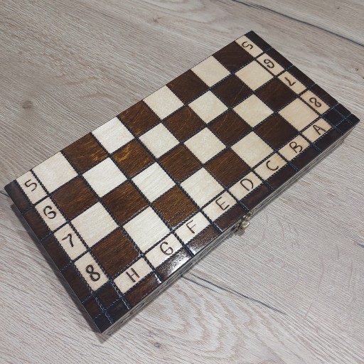 Деревянные королевские шахматы, настольная игра 31x31 ручной работы