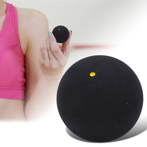 РЕЗИНОВЫЕ МЯЧИ ДЛЯ СКВОША 37 ММ ДЛЯ НАЧИНАЮЩИХ YELLOW DOT