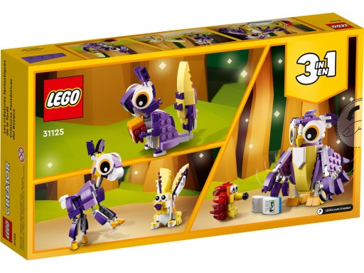 LEGO Creator 3w1 31125 Fantastyczne leśne stworzenia