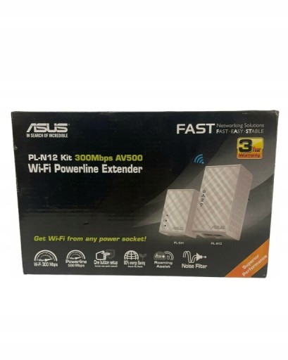 ASUS PL-N12 KIT PowerLine PowerLine Сетевой передатчик в электрической сети