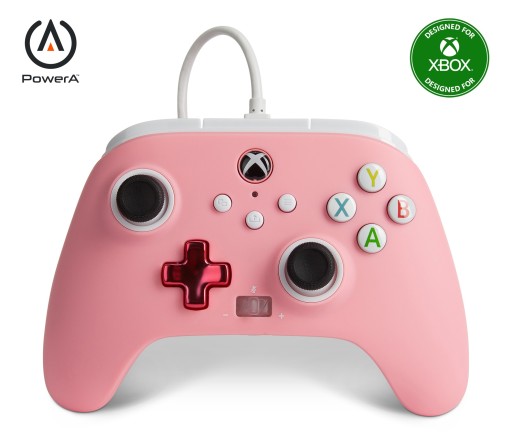 Проводная панель PowerA Xbox Series X|S|One, розовая