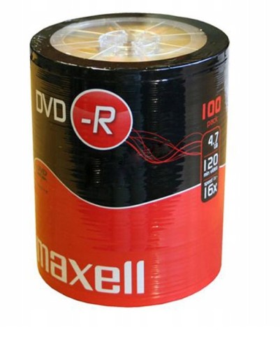 DVD Maxell DVD-R 4,7 ГБ 100 шт.