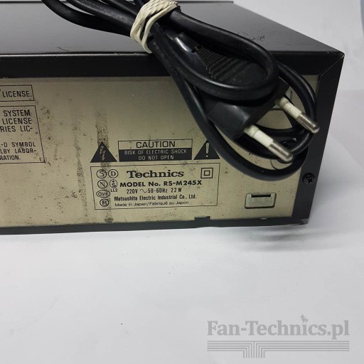 Fan-Technics TapeDeck Technics Магазин RS-M245X в Лодзи