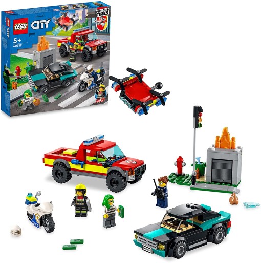 LEGO CITY 60319 ПОЖАРНАЯ ОПЕРАЦИЯ И ПОЛИЦЕЙСКАЯ ПОГОНЯ
