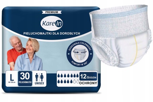 ПОДГЛОНКИ ДЛЯ ВЗРОСЛЫХ KAREIN PREMIUM L 30 ШТ.