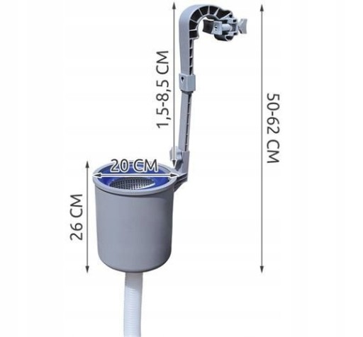 SKIMMER OCZYSZCZACZ WODY DO BASENU - BESTWAY 58233