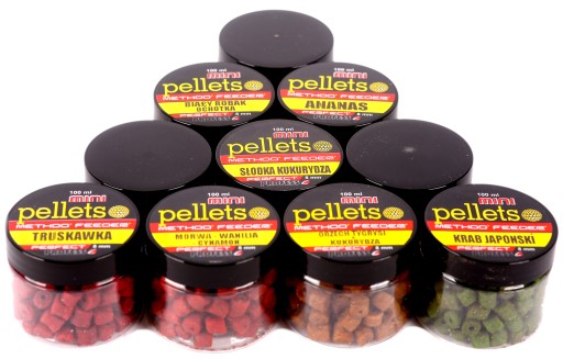 Mix 10x PELLET haczykowy 8mm PROFESS Method Feeder