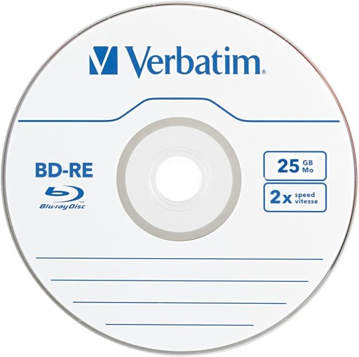 43694 VERBATIM 43694 BluRay BD-RE ОДНОСЛОЙНЫЙ VERBATIM 43694