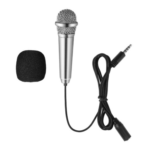 Gadzet MIKROFON KARAOKE DO TELEFONU MINI Mały 6 cm