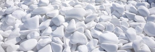 OTOCZAK THASSOS GRECKI 2-4cm BIAŁY KAMIEŃ 1kg