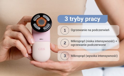 Микротоковый массажер антивозрастной массаж лица с подогревом GESS