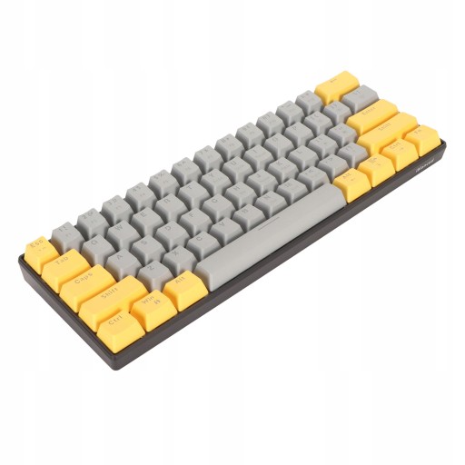 МЕХАНИЧЕСКАЯ КЛАВИАТУРА 60% RGB СЕРЫЙ СВЕТОДИОД