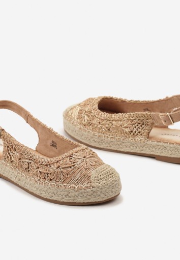 Born2Be Brązowe Espadryle damskie 38