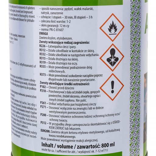 FARBA niebieska LAKIER MTZ ANNA BOLKO AGTECH 0,8l