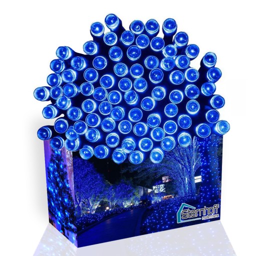СВЕТОДИОДНЫЕ РОЖДЕСТВЕНСКИЕ ОГНИ НАРУЖНЫЕ РОЖДЕСТВЕНСКИЕ ОГНИ ДЛЯ ДОМА 200 LED СИНИЕ