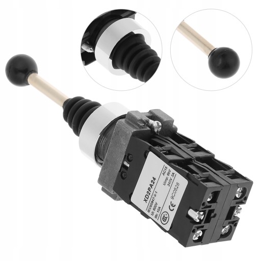XD2PA24CR 10A, 6 кВ ДЖОЙСТИК, 4 ПОЛОЖЕНИЯ, ВОЗВРАТ