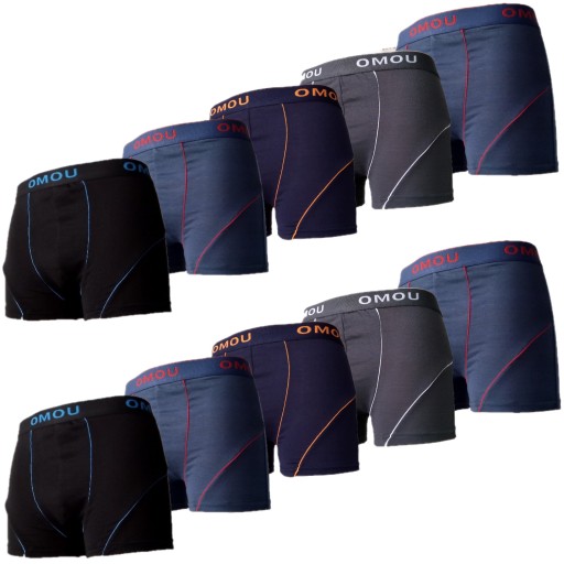 НАБОР БОКСЕРОВ UOMO ХЛОПОК L/XL, 10 шт.
