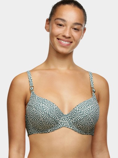 Новый Femilet от Chantelle Aztec Java EU: бюстгальтер для плавания с мягкой подкладкой 70G.