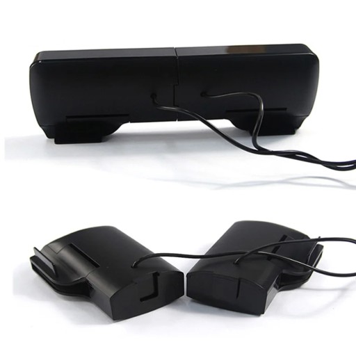 Портативный мини-USB стереодинамик для ноутбука, ноутбука, ПК, экран, клипса