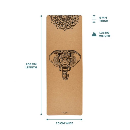 коврик для йоги myga - Elephant 6mm XL