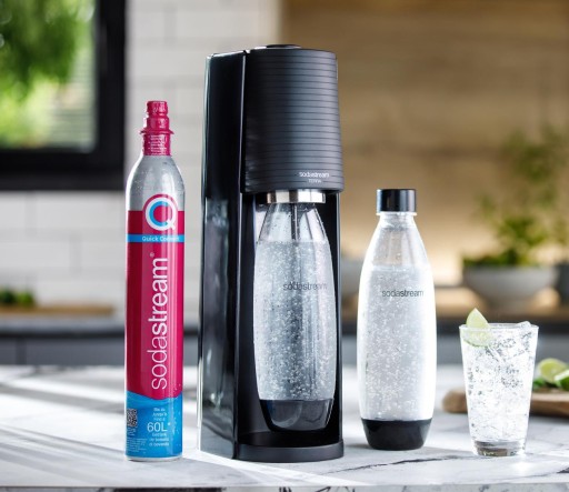 Карбонатор SODASTREAM Terra Black, 1 баллон-картридж на 60л.