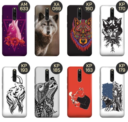 ЧЕХОЛ ДЛЯ XIAOMI REDMI 8 DESIGNS WOLF WEREWOLF WOLF WOLF КРЫШКА КОРПУСА