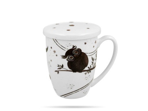 Чашка с заварочным фильтром 350 мл CHARMING OWLS