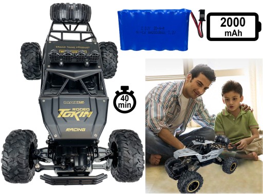 RC CAR MONSTER TRUCK НА ДИСТАНЦИОННОМ УПРАВЛЕНИИ ВНЕДОРОЖНИК АККУМУЛЯТОР