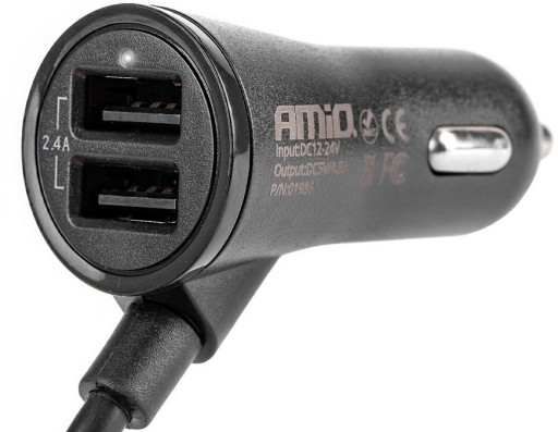 4x USB-ЗАРЯДНОГО УСТРОЙСТВА ПЕРЕДНЯЯ + ЗАДНЯЯ С УДЛИНИТЕЛЬНЫМ КАБЕЛЕМ 1,5 м