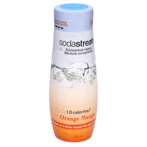 Сироп-концентрат сока апельсина и манго SodaStream 440 мл для карбонизатора питьевой воды
