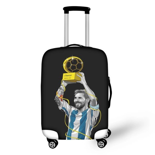 Luggage Cover Football Player Messi No. 10 Pattern Anti-scratch