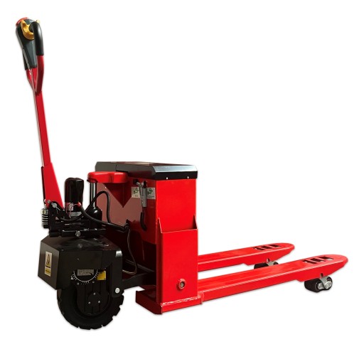 terenowy PALECIAK ELEKTRYCZNY HECKMANN 48V/20Ah 2T 120CM WÓZEK PALETOWY