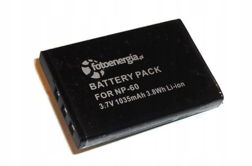 Сменный аккумулятор NP-60 для Fuji li-20b 5000