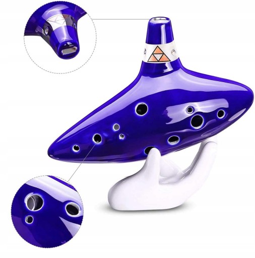 OCARINA ZELDA ОРИГИНАЛЬНЫЙ ФАРФОР 12 ОТВЕРСТИЙ ALTO C