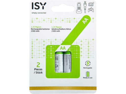 Батарейки АА x2 2300 мАч ISY IAB-2003