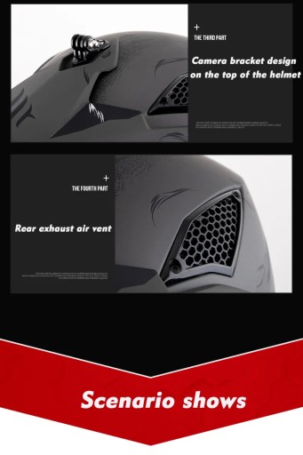MT StreetFighter Open Helmet Regular модульный внедорожный мотоцикл