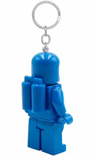LEGO BRELOK LATARKA LED SPACE CLASSIC ASTRONAUTA NIEBIESKI BLUE