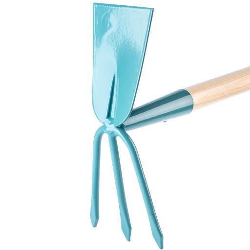 MOTYKA MOTYCZKA OGRODOWA DO KOPANIA KOPACZKA Z WIDEŁKAMI 10cm DAMSKA 134cm