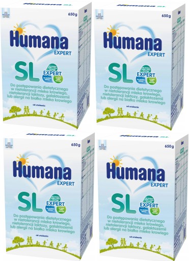 Безмолочный соевый продукт Humana SL = 4 шт. X 650 г