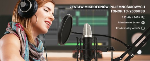 Комплект конденсаторных микрофонов Tonor TC-2030