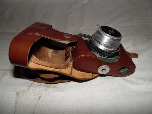 Винтажный кожаный чехол для объектива Werra 2 Carl Zeiss Tessar Jena 50 мм F2.8
